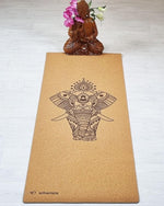 Elephant XL Cork Yoga Mat - Vignette | Achamana