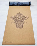 Elephant XL Cork Yoga Mat - Vignette | Achamana