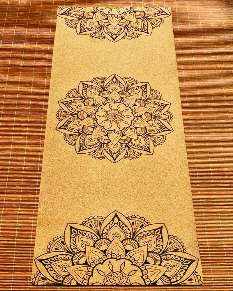 Yoga Bordeaux - Tapis de yoga en liège mandala 