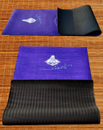 Non-slip blue yoga mat 6mm thick Namaste - Vignette | Achamana