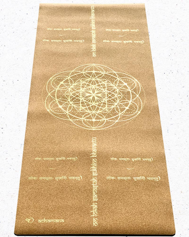 Yoga Luxembourg - Tapis yoga liege fleur de vie yoga mantra | Achamana