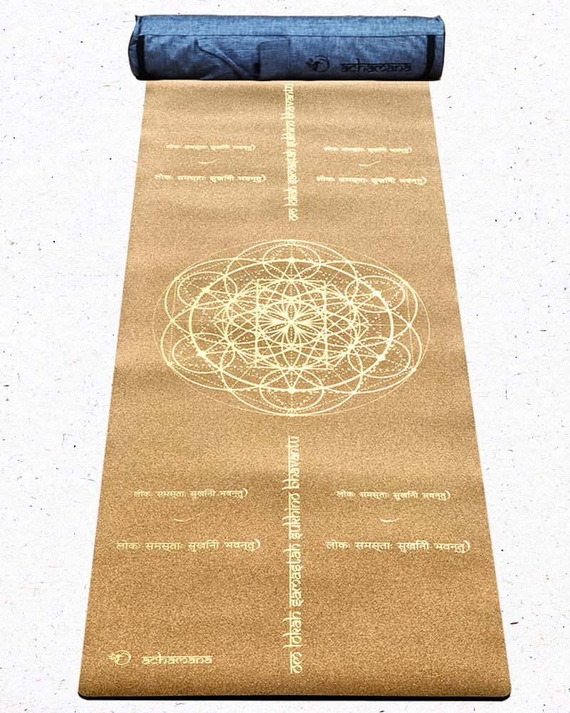 Yoga Lille - tapis yoga liege - mantra Lokah Samastah Sukhino bhavantu | Achamana